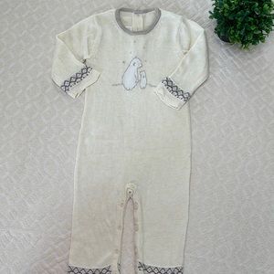 Janie and Jack layette sweater longall 6-12 months